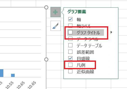 ヒストグラムの作成4